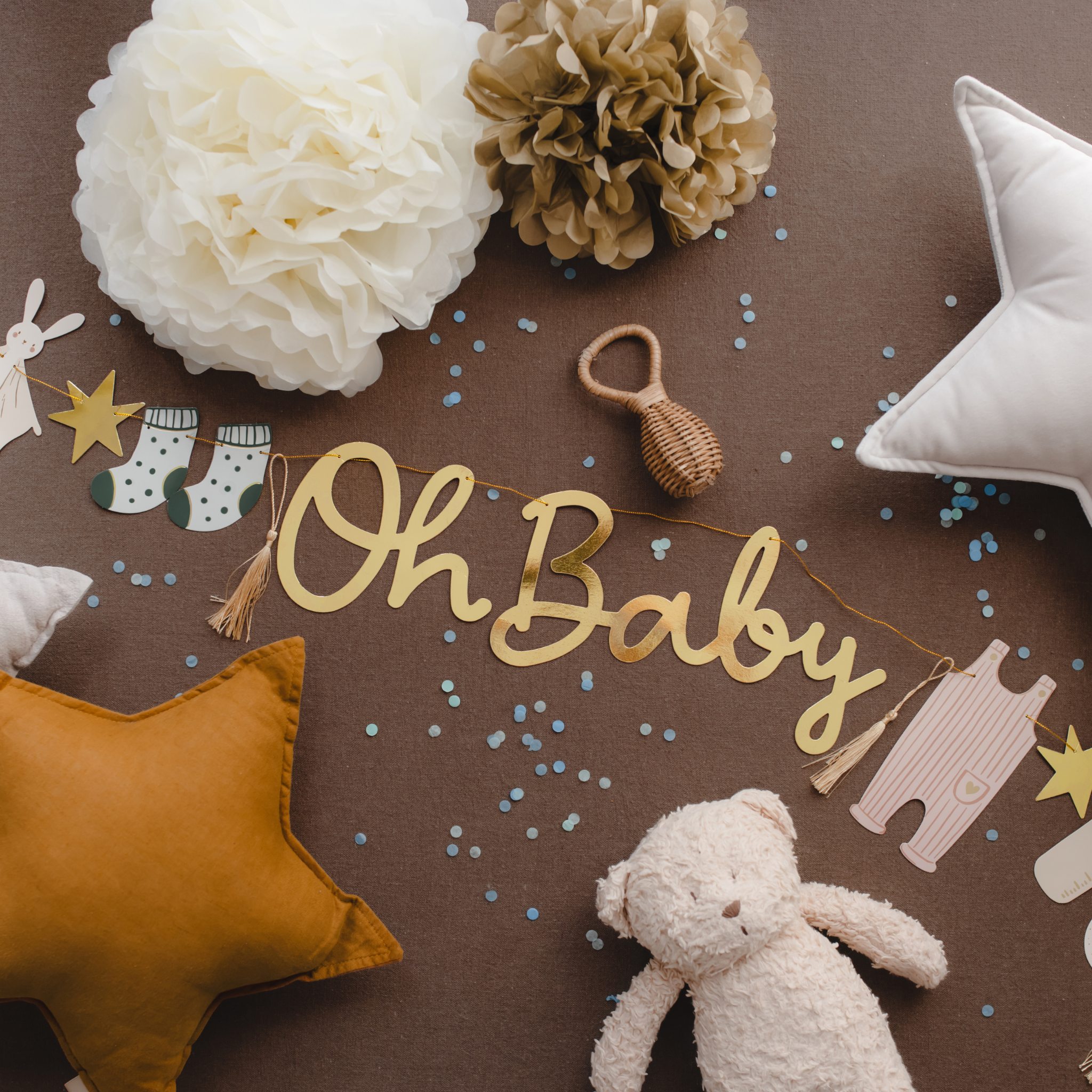 Girlande "Oh Baby" -hey-Party.de- Girlanden -#Variante_