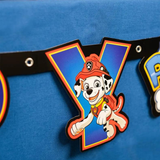 Girlande Paw Patrol "Happy Birthday" -hey-Party.de- Girlanden -#Variante_