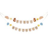 Girlande "First Birthday" Bären -hey-Party.de- Girlanden -#Variante_