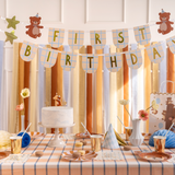 Girlande "First Birthday" Bären -hey-Party.de- Girlanden -#Variante_