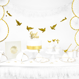Girlande goldene Tauben -hey-Party.de- Girlanden -#Variante_