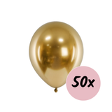 Glossy Luftballons Gold 30cm -hey-Party.de- Latexballons -#Variante_ 50 Stück