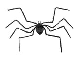 Deko Riesen-Spinne Schwarz, ca. 103 x 75 cm