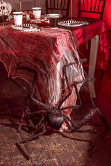 Deko Riesen-Spinne Schwarz, ca. 103 x 75 cm