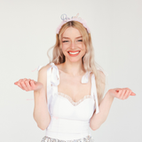 Haarreif "Bride" Tüll -hey-Party.de- Partyhütchen -#Variante_