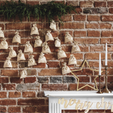 Hängedeko Sterne Holz Glitzer -hey-Party.de- Hängedekoration -#Variante_