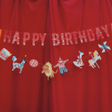Girlande "Happy Birthday" Zirkus -hey-Party.de- Girlanden -#Variante_