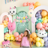 Happy Birthday Girlande Gabby´s Dollhouse -hey-Party.de- Girlanden -#Variante_