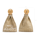 Jutebeutel "Merry Christmas" -hey-Party.de- Geschenkverpackung -#Variante_