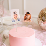 Foto-Topper Herzen Gold -hey-Party.de- Cupcake- und Kuchen-Topper -#Variante_