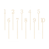 Kuchentopper Zahlen Tischnummern Holz -hey-Party.de- Cupcake- und Kuchen-Topper -#Variante_