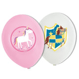 Latexballons „Prinzessin & Ritter“ (6er Set) -hey-Party.de- Latexballons -#Variante_