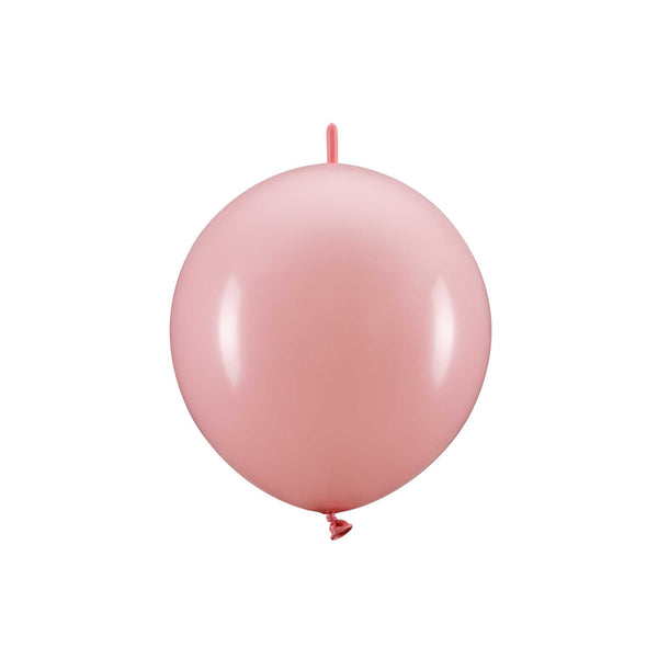 Link-Luftballons Hellrosa Hey Party