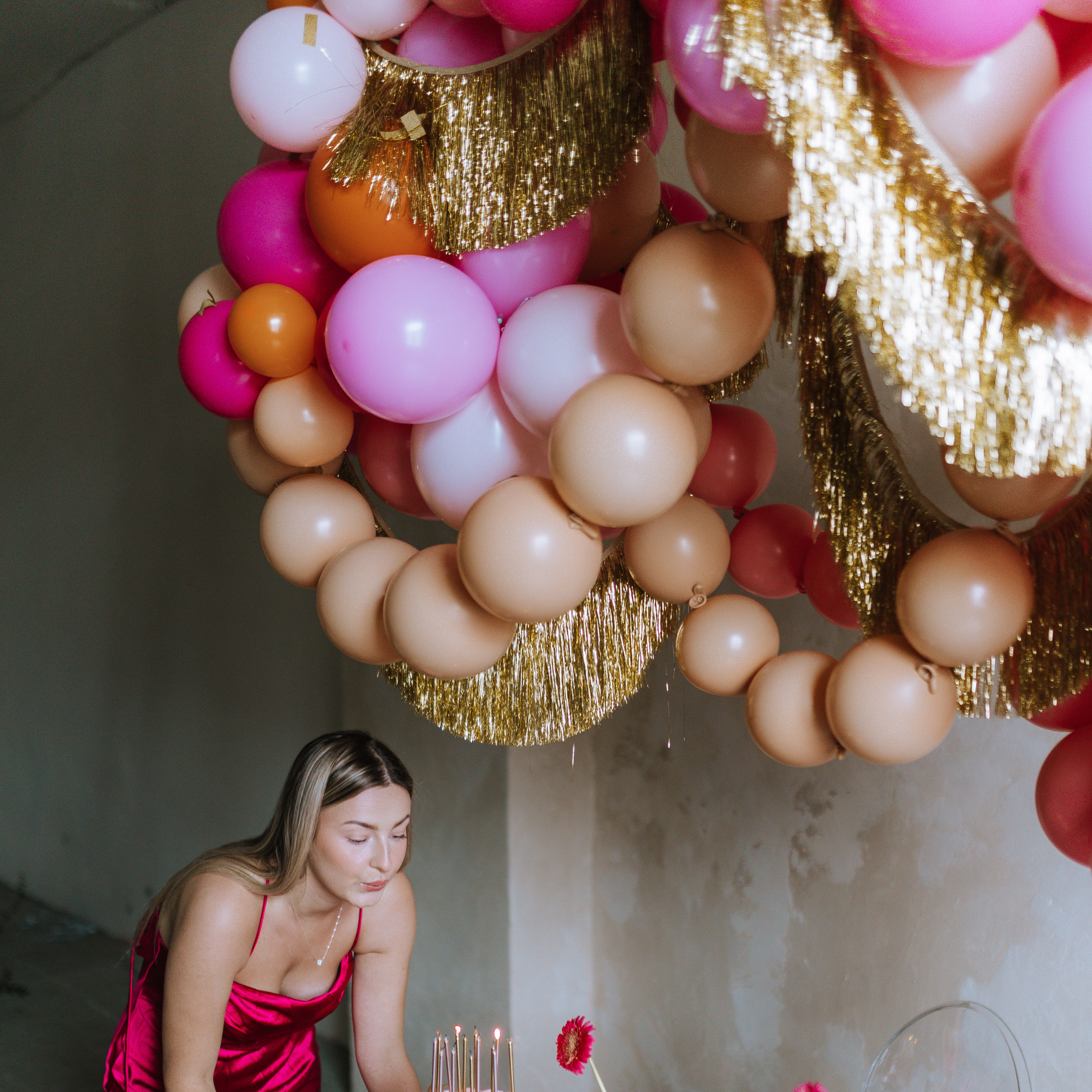 Link-Luftballons Mischung Rosa-Weiß-Beige-Dusty Rose -hey-Party.de- Latexballons -#Variante_