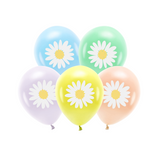 Luftballon-Set Gänseblümchen Pastell -hey-Party.de- Latexballons -#Variante_