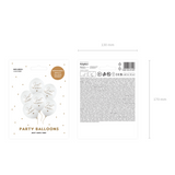 Luftballon-Set "Just married" Weiß -hey-Party.de- Latexballons -#Variante_