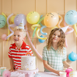 Luftballon-Set Smile Pastellfarben -hey-Party.de- Latexballons -#Variante_