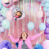 Luftballon Set Gabby´s Dollhouse Rosa-Mint-Lila 27cm