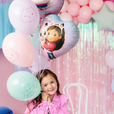 Luftballon Set Gabby´s Dollhouse Rosa-Mint-Lila 27cm