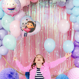 Luftballon Set Gabby´s Dollhouse Rosa-Mint-Lila 27cm