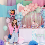Luftballon Set Gabby´s Dollhouse Rosa-Mint-Lila 27cm
