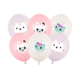 Luftballon Set Gabby´s Dollhouse Rosa-Nude-Lila 30cm