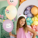 Luftballon Set Gabby´s Dollhouse Rosa-Nude-Lila 30cm