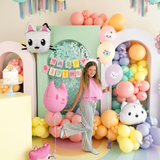 Luftballon Set Gabby´s Dollhouse Rosa-Nude-Lila 30cm