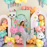 Luftballon Set Gabby´s Dollhouse Rosa-Nude-Lila 30cm