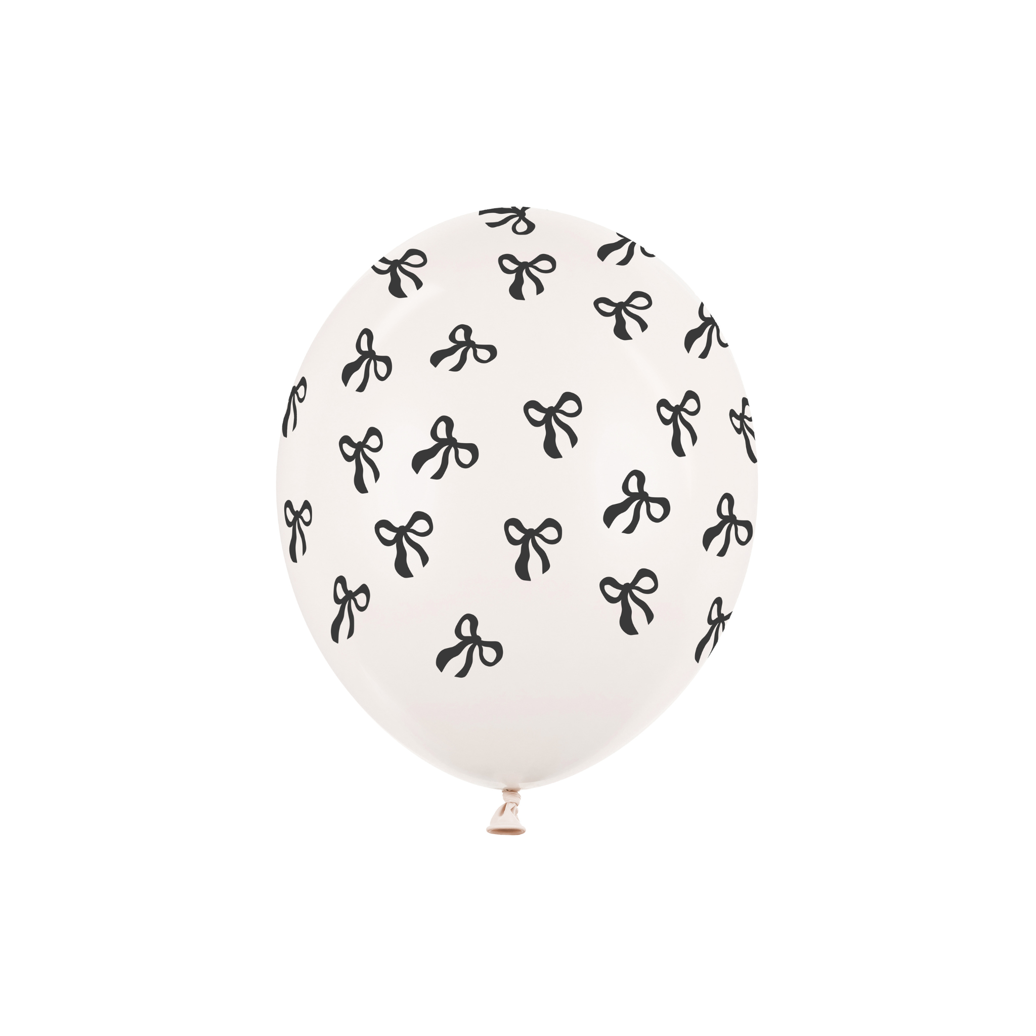 Luftballon-Set Schleifen Schwarz-Weiß -hey-Party.de- Latexballons -#Variante_