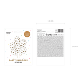 Luftballons Transparent Goldene Herzen -hey-Party.de- Latexballons -#Variante_