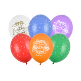 Luftballons "Happy Birthday to you" Bunt -hey-Party.de- Latexballons -#Variante_