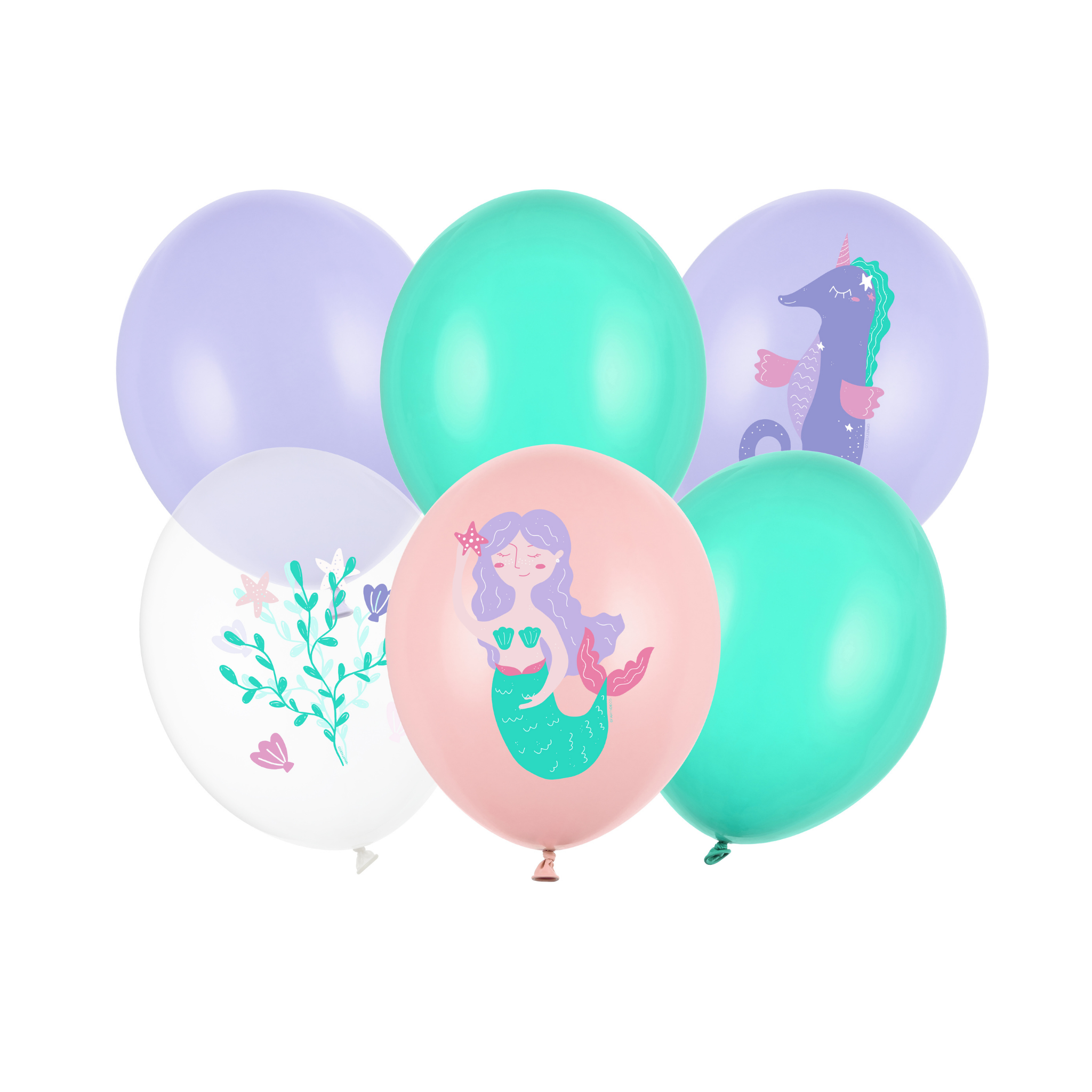 Luftballons Meerjungfrau -hey-Party.de- Latexballons -#Variante_