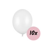 Luftballons Perl Weiß -hey-Party.de- Latexballons -#Variante_10 Stück