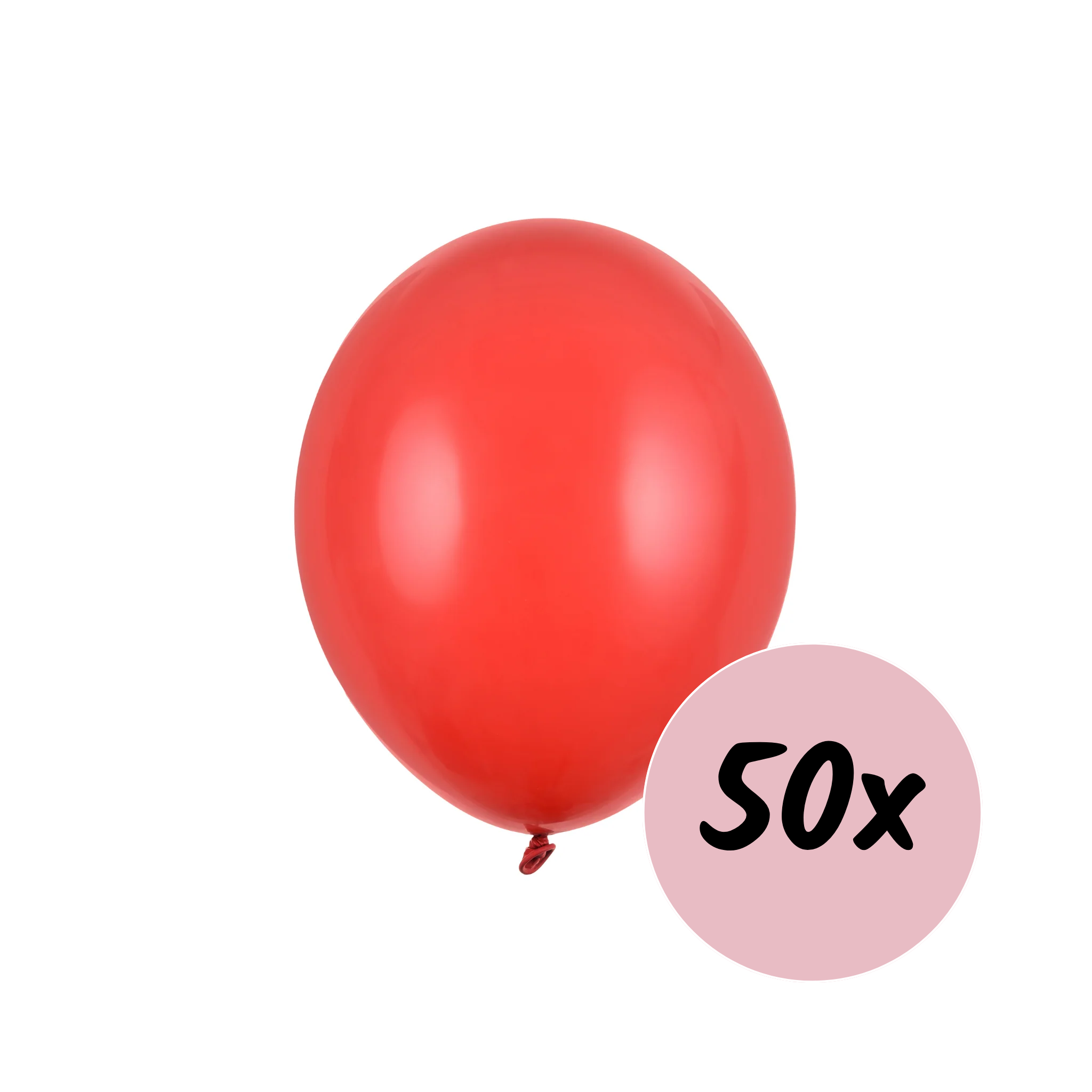 Luftballons Rot, ca. 30 cm -#Variante_50 Stück