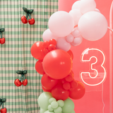 Luftballons Rot 43cm -hey-Party.de- Latexballons -#Variante_