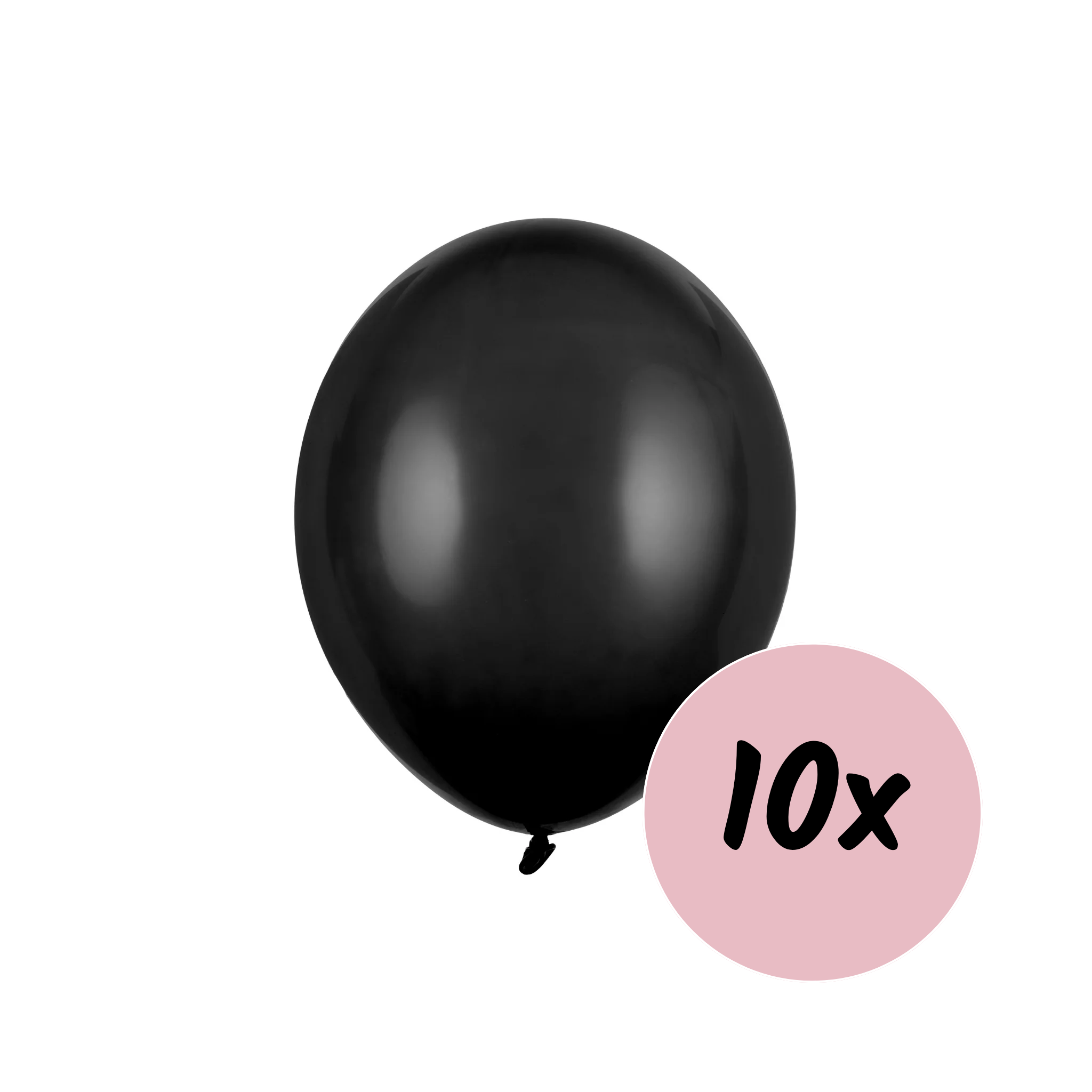 Luftballons Schwarz -hey-Party.de- Latexballons -#Variante_ 10 Stück