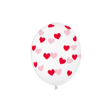 Luftballons Transparent Rote Herzen -hey-Party.de- Latexballons -#Variante_