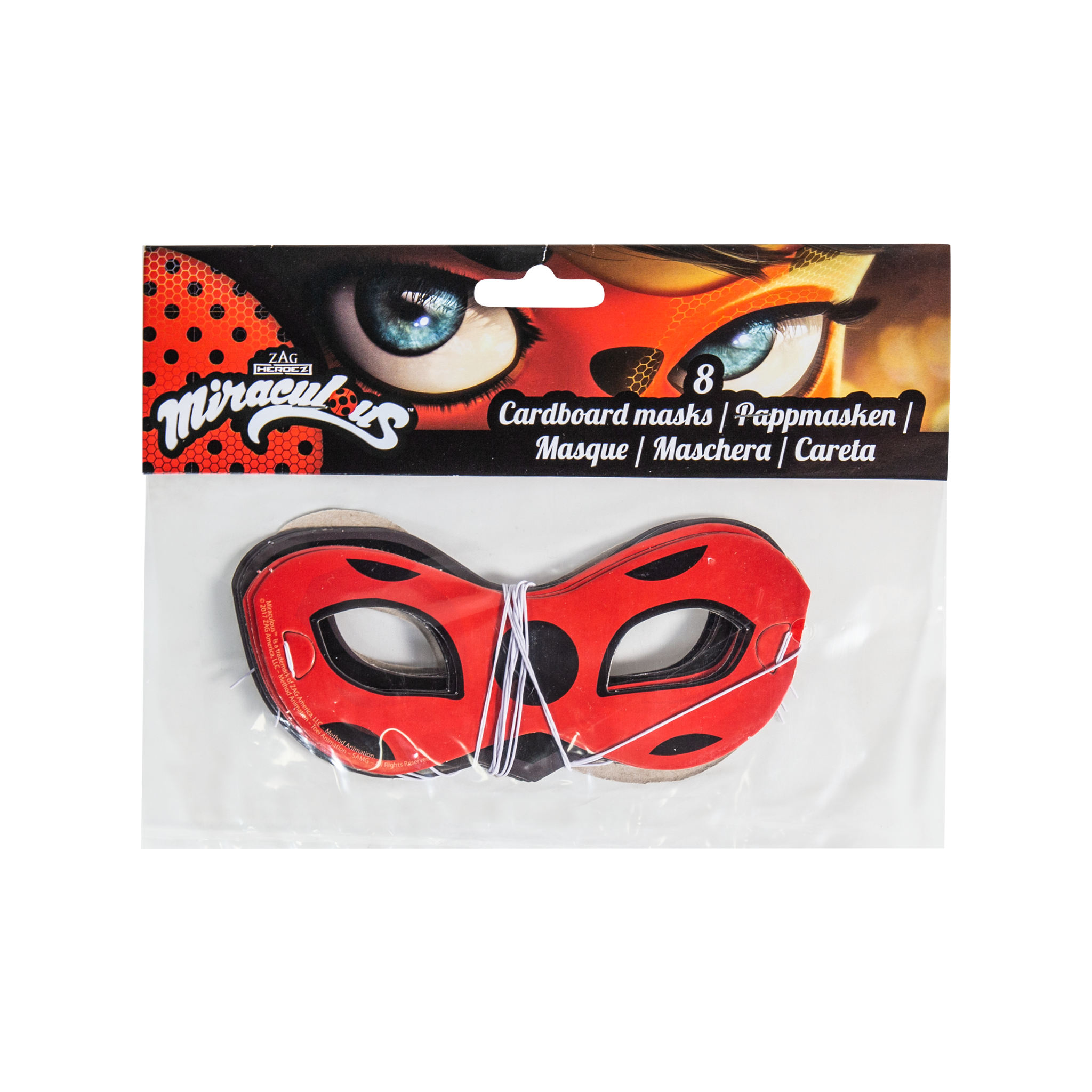 Pappmasken Miraculous Ladybug -hey-Party.de- Masken -#Variante_