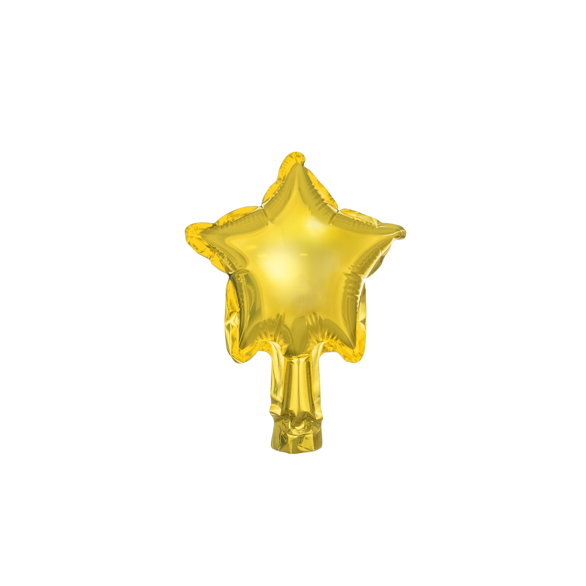 Mini-Folienballon Stern Gold, ca. 12 oder 25 cm -#Variante_