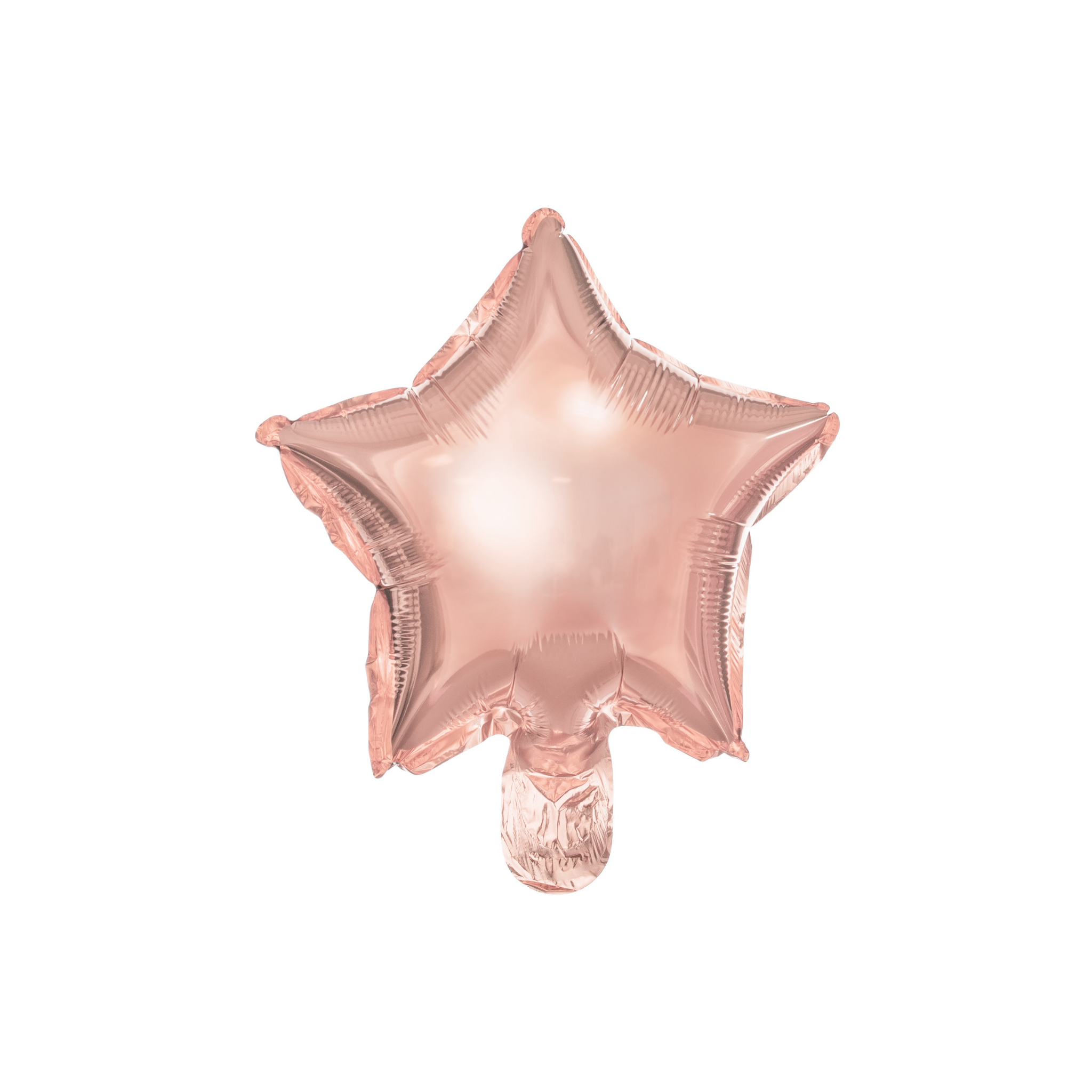 Mini-Folienballon Stern Roségold -#Variante_