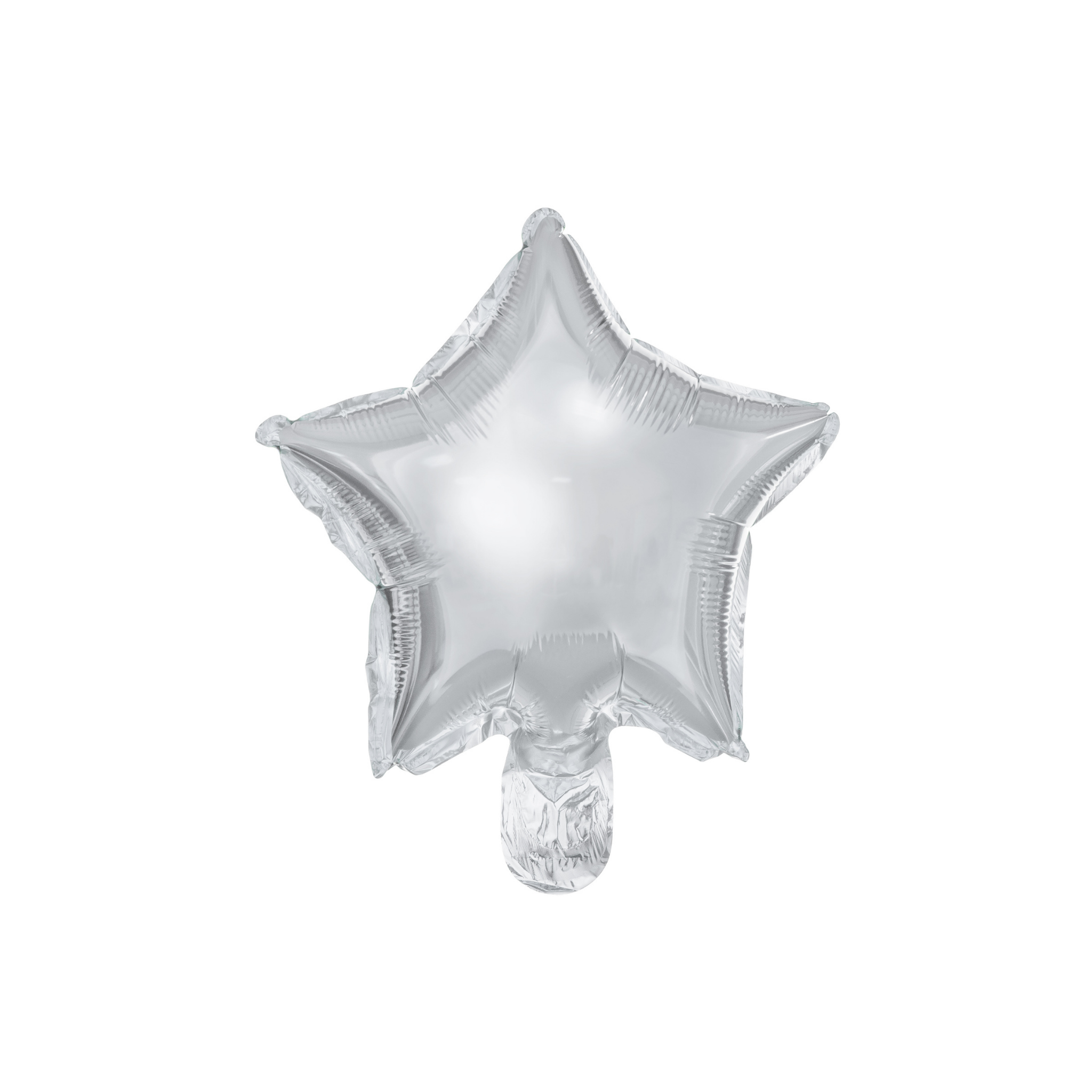 Mini-Folienballon Stern Silber -#Variante_klein
