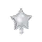 Mini-Folienballon Stern Silber -#Variante_klein
