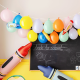 Mini-Folienballons Buntstifte -hey-Party.de- Folienballons -#Variante_