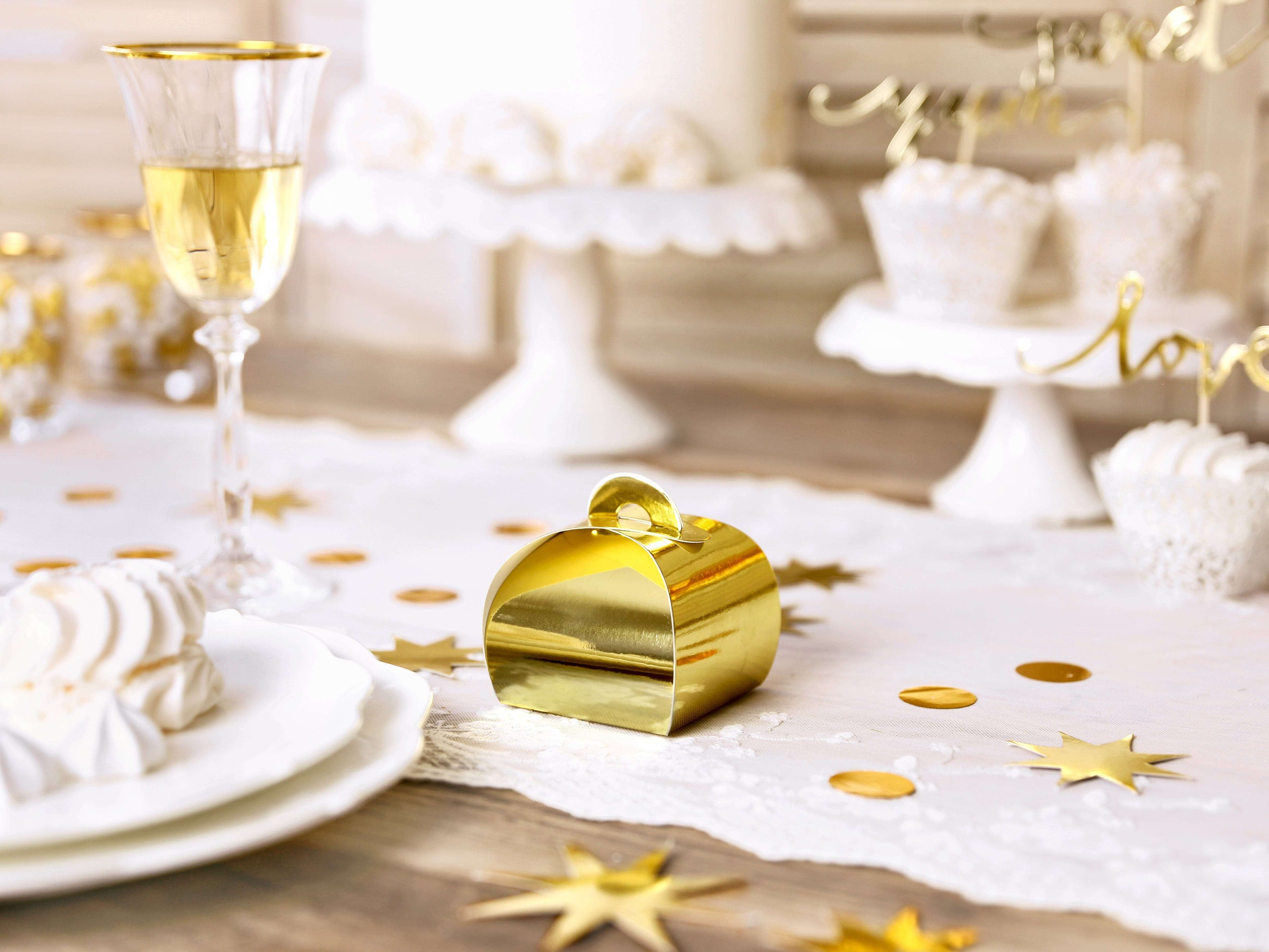 Mini-Schachteln gold -hey-Party.de- Schachteln -#Variante_