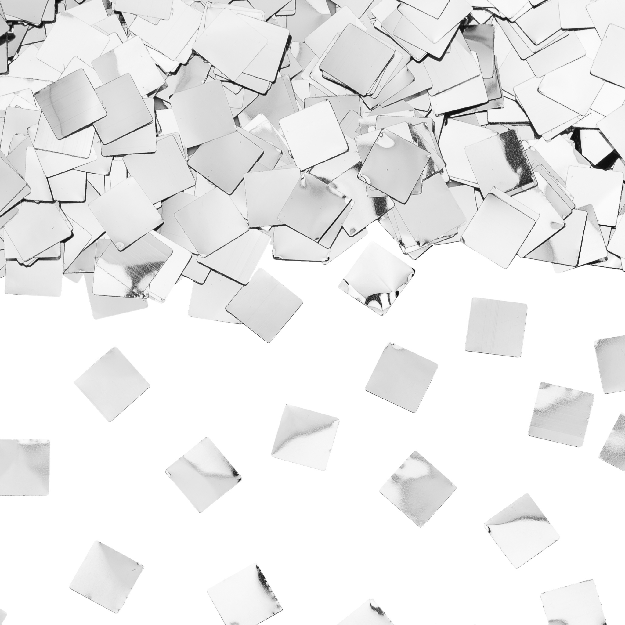 Mini-Konfettikanone Champagnerflasche Silber