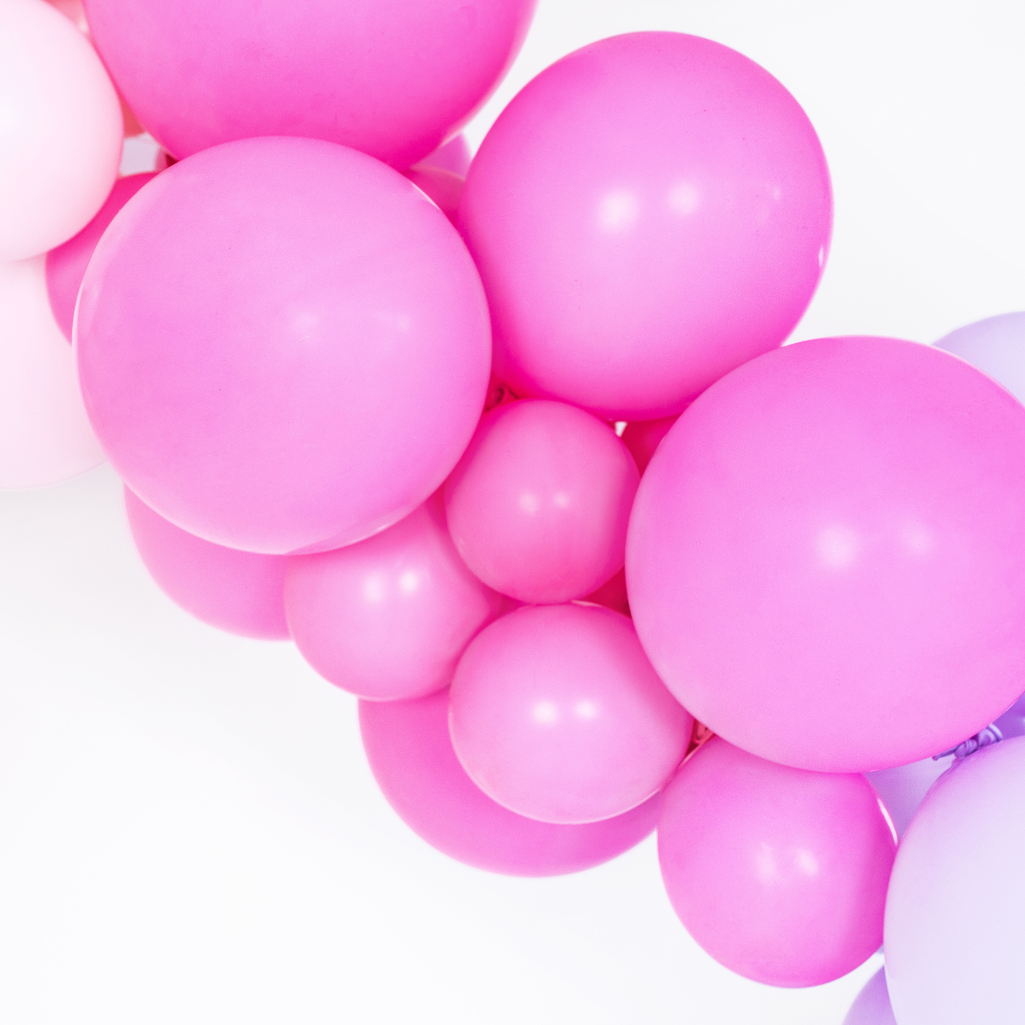 Mini-Luftballons Fuchsia 12cm