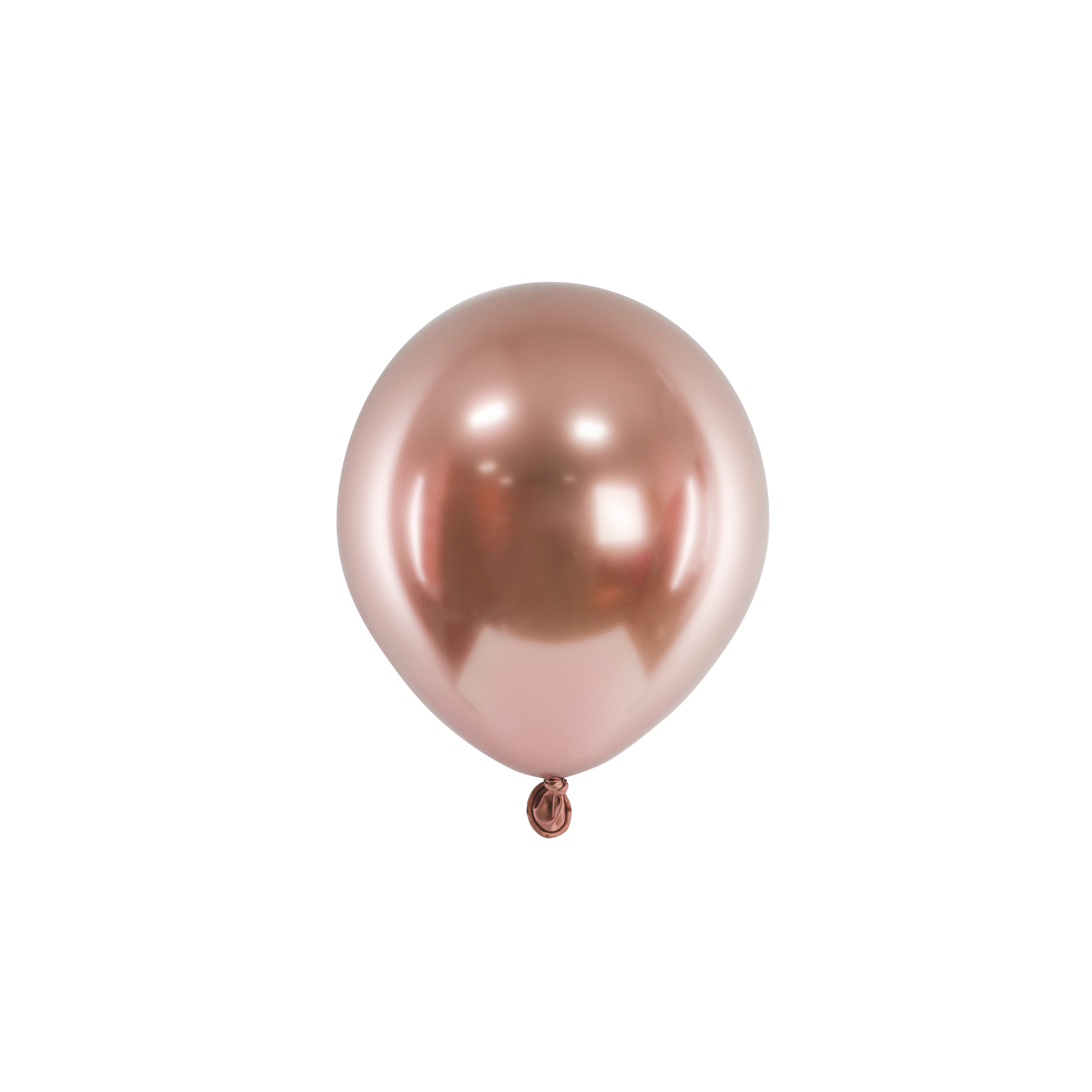 Mini-Luftballons Glossy Roségold 12cm