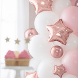 Mini-Luftballons Glossy Roségold 12cm -hey-Party.de- Latexballons -#Variante_