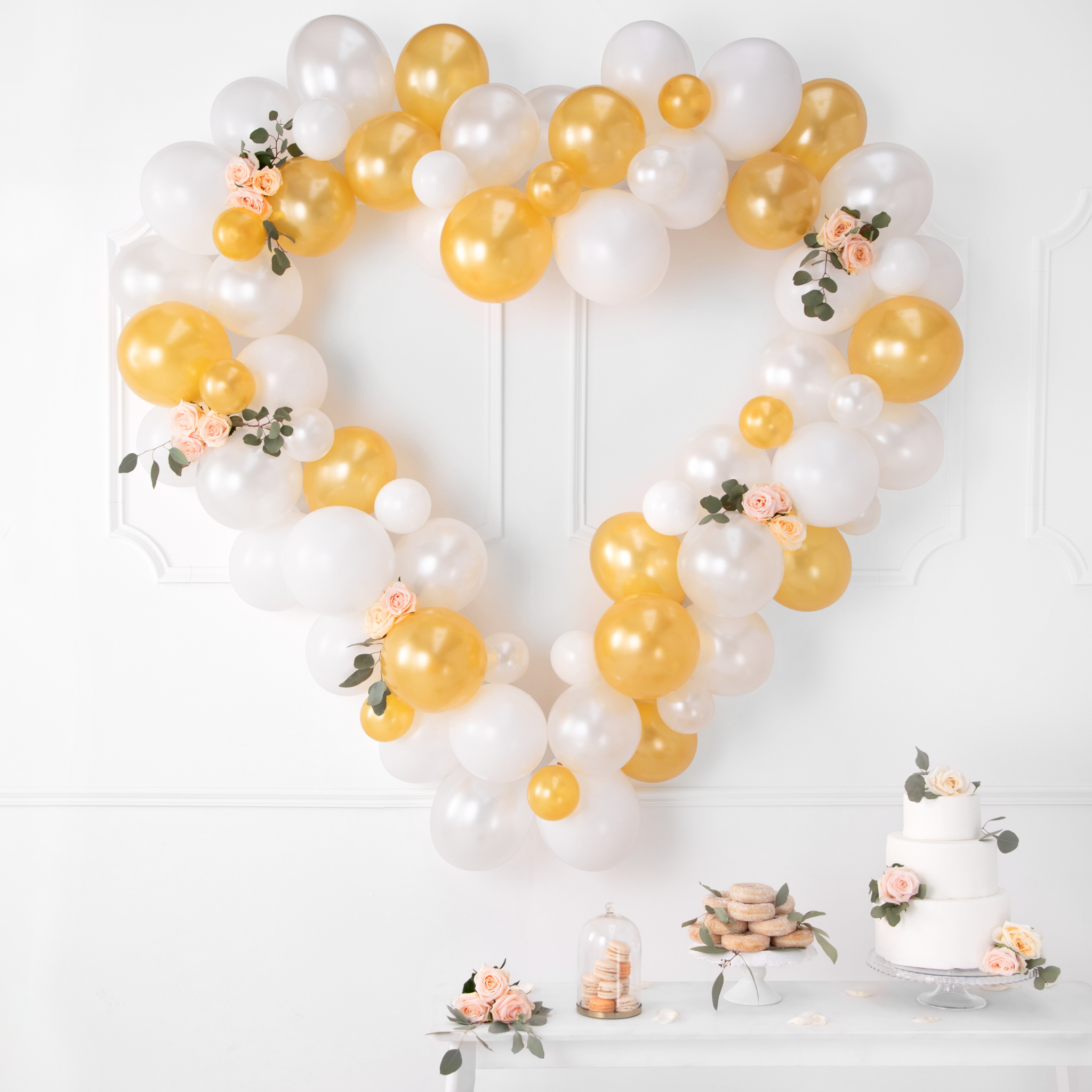Mini-Luftballons Weiß, ca. 12 cm